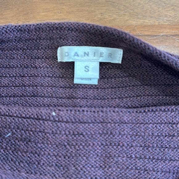 Danier Merino Wool Sweater Small Purple - Picture 4 of 8